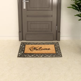 Cadence Elite Welcome Rubber Coir Doormat - 90x55cm