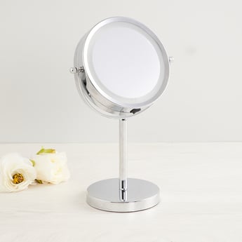 Ella Double Sided Vanity Mirror with LED Light 5X 8X - 17.5x30cm