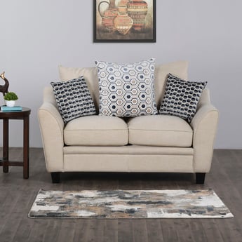 Mabel Fabric 2-Seater Sofa - Beige