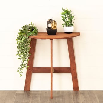 Juliet Solid Wood Wall Table - Brown
