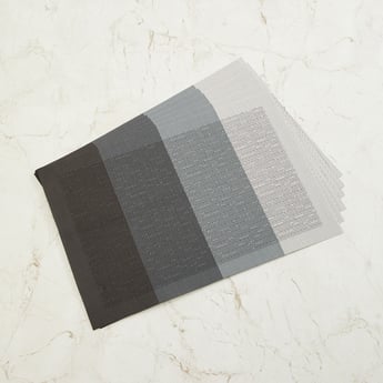 Eden Set of 6 Polyester Striped Placemats
