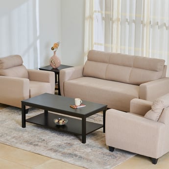 Emily Fabric 3+1+1 Seater Sofa Set - Beige