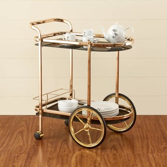 Nautica Serving Trolley - Gold