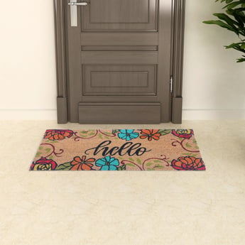 Corsica Hello Coir Printed Doormat - 30x70cm
