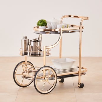 Zola Serving Trolley - Gold