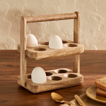 Mirage Wood 2-Tier Egg Tray