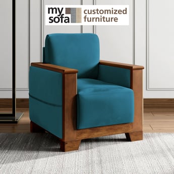 Erica Velvet 1-Seater Sofa - Customized Furniture