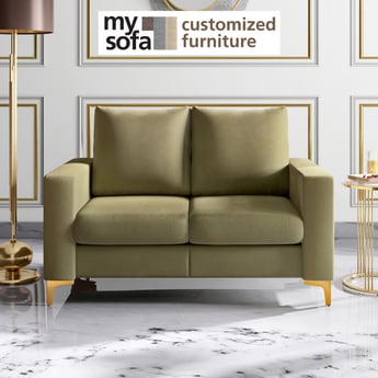 Noir Novelty Velvet 2-Seater Sofa - Customized Furniture
