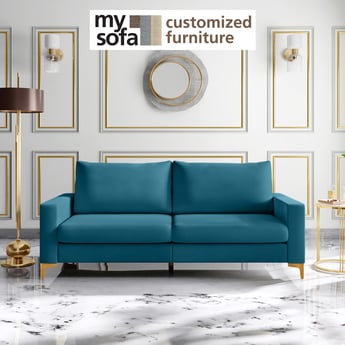 Noir Novelty Velvet 3-Seater Sofa - Customized Furniture