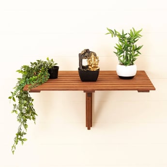 Juliet NXT Mango Wood Wall Mounting Table - Brown