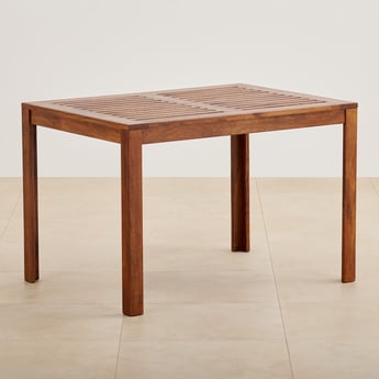 Romero Mango Wood 4-Seater Outdoor Table - Brown