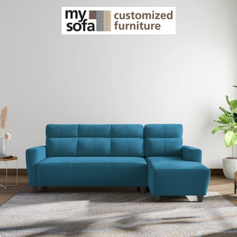 Emily Velvet 3-Seater Right Corner Sofa with Chaise - Customized Furniture