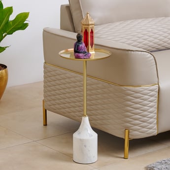 Gloria Marble Cocktail Table - Gold
