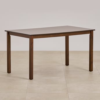 Helios Lia Solid Wood 6-Seater Dining Table - Brown