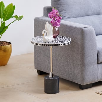Gilbert Marble Accent Table - Black