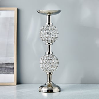 Corsica Tasta Metal and Glass Candle Holder