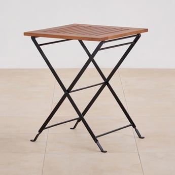 Bud Mango Wood Foldable Outdoor Table - Brown