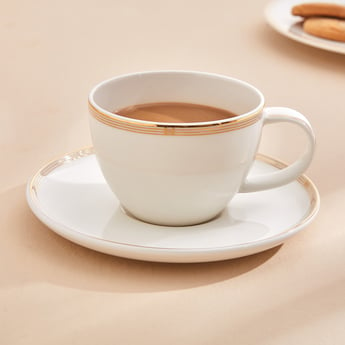 Altius Stoneware Cup and Saucer - 200ml