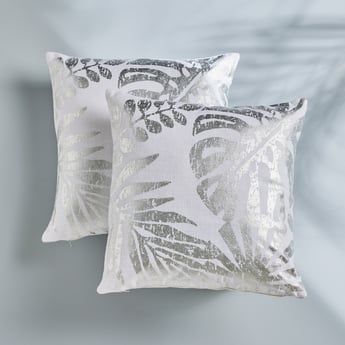 Celestial Set of 2 Foil Printed Cushion Covers - 40x40cm