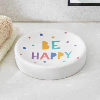 Slate Happy Kids Ceramic Soap Dish