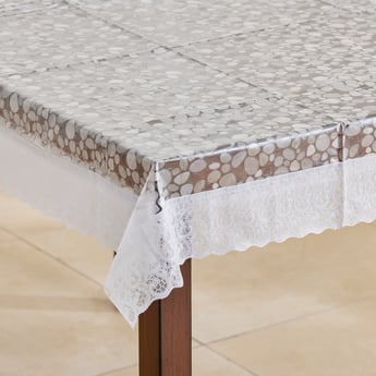 Corsica Bloom Floral PVC 4-Seater Rectangle Table Cover - 150x100cm