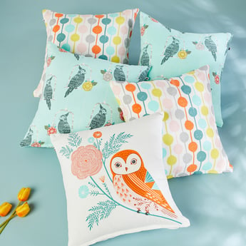 Pacific Vera Set of 5 Printed Cushion Covers - 40x40cm