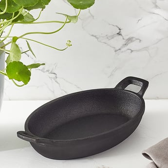 Chef Special Cast Iron Mini Oval Pan - 21.9cm