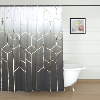Aubree Printed Shower Curtain - 180x180cm