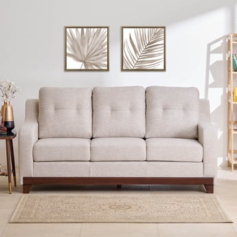 Sylvester NXT Fabric 3-Seater Sofa - Beige