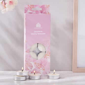 Corsica Set of 10 Japanese Cherry Blossom Scented T-Light Candles