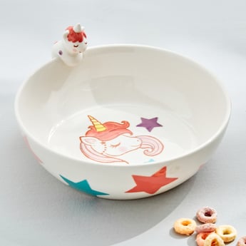 Bliss Kids Stoneware Printed Cereal Bowl - 500ml