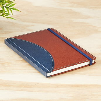 Orion Detroit Faux Leather Hard Cover A5 Ruled Notebook