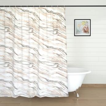 Richmond Cortina Printed Shower Curtain with Rings - 180x180cm