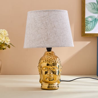 Tranquil Ceramic Buddha Table Lamp