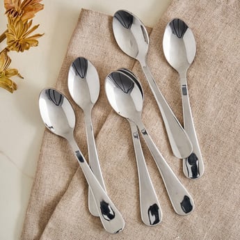 Glister Rosemary Set of 6 Stainless Steel Spice Spoons