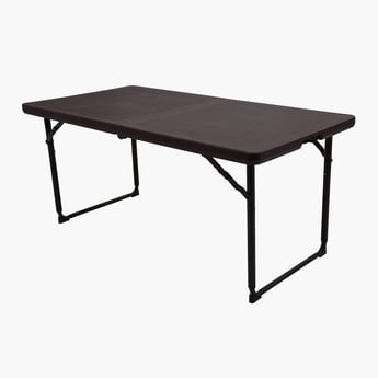 Helios Alex Polypropylene Foldable Outdoor Table - Red