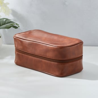 Orion Faux Leather Voyager Dopp Kit