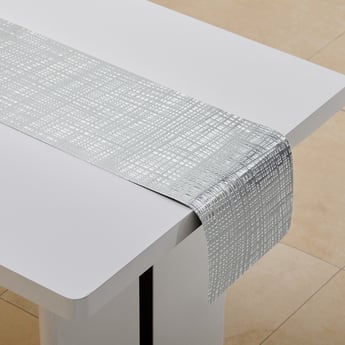 Cinder PVC Grid Table Runner