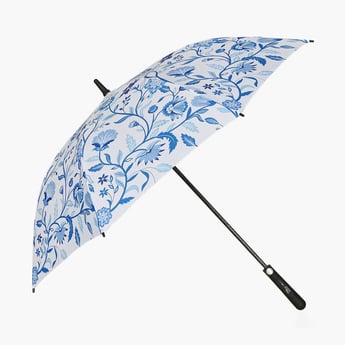 INDIAN CIRCUS Blaue Blume Printed Umbrella