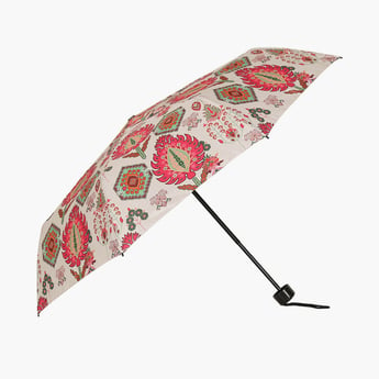 INDIA CIRCUS Mystifying Dazzle Printed 3-Fold Umbrella