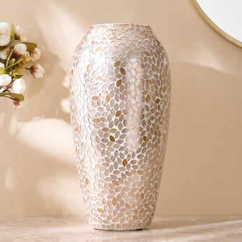 Mabel Arlen Glass Mosaic Vase