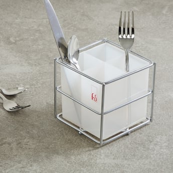 FNS Duet Stainless Steel Cutlery Holder
