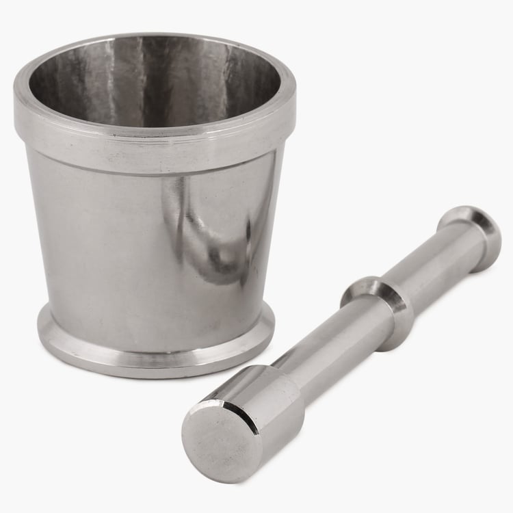 Glovia Stainless Steel Hand Grinding Mortar and Pestle Set