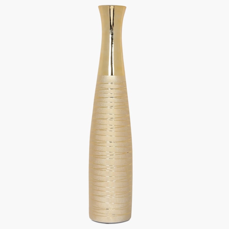 Brit Ceramic Striped Floor Vase