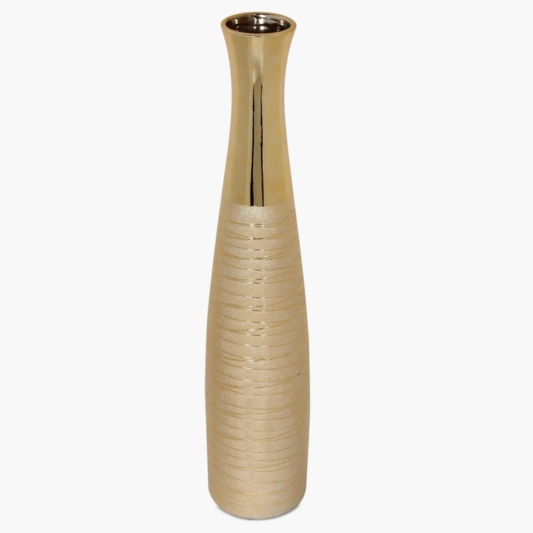 Brit Ceramic Striped Floor Vase