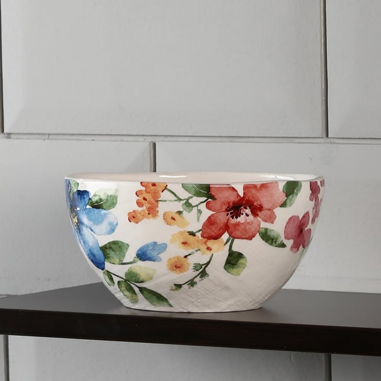Alora Ceramic Printed Cereal Bowl - 750ml
