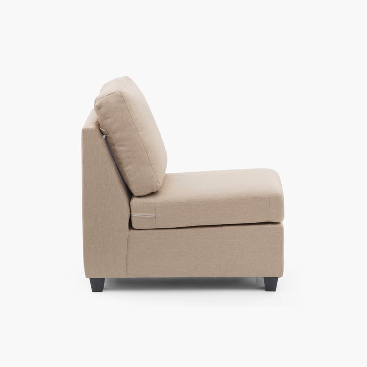 Signature Arden Fabric 1-Seater Armless Sofa - Beige
