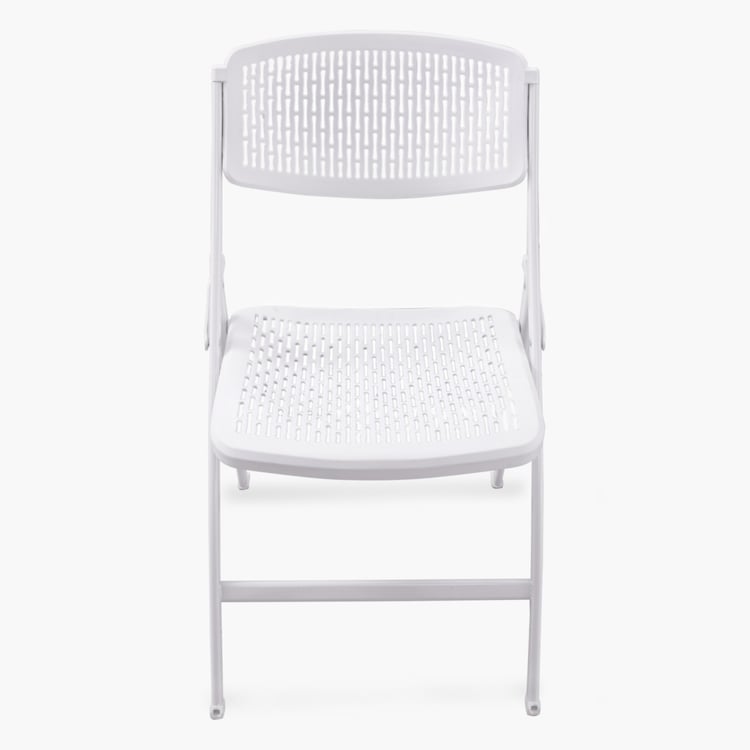 Mesh Folding Chair - White