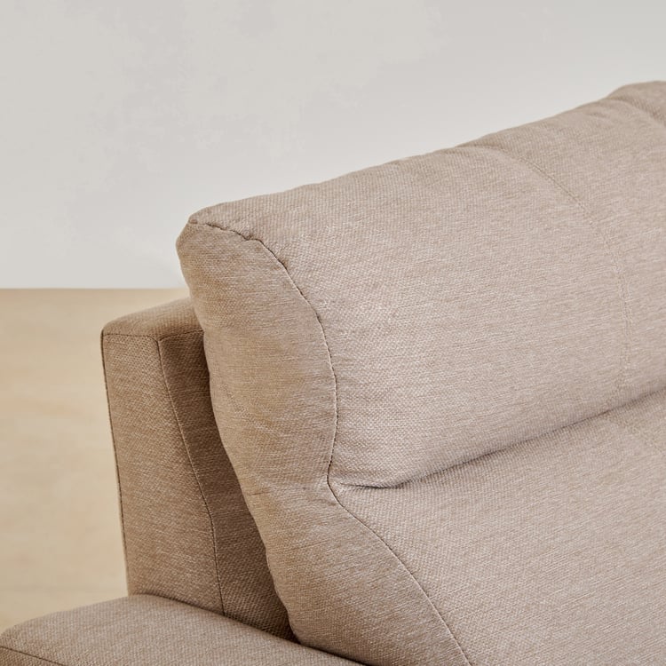 Helios Emily Fabric 1-Seater Sofa - Beige