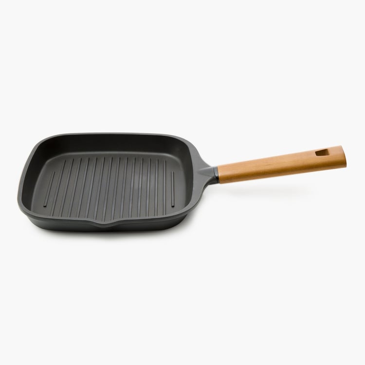 WONDERCHEF Wooden Handle Non-Stick Grill Pan